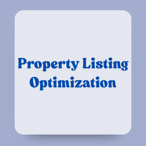 Single Property Listing Optimization