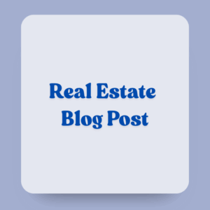 Real Estate Blog Post Package (30 Posts)